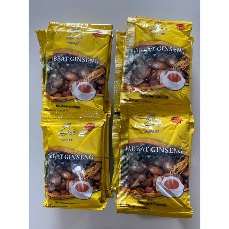 

Kopi Habbats Gingseng Renceng Eliman 5in1 Isi 10 Sachet