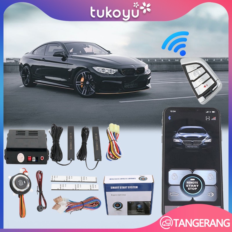 Mobil Keyless Push Button Engine Start/Keyless Mobil Pke Engine Start Stop Remote