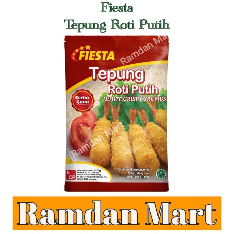 

Tepung Roti Putih Fiesta 200Gr