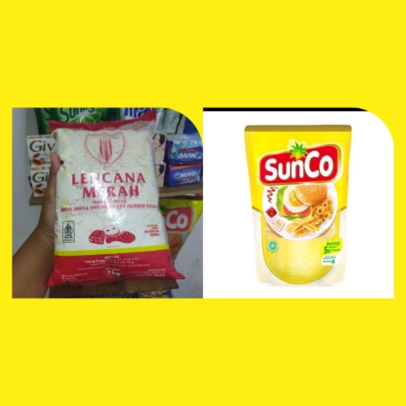 

Paket Sembako (minyak + tepung)