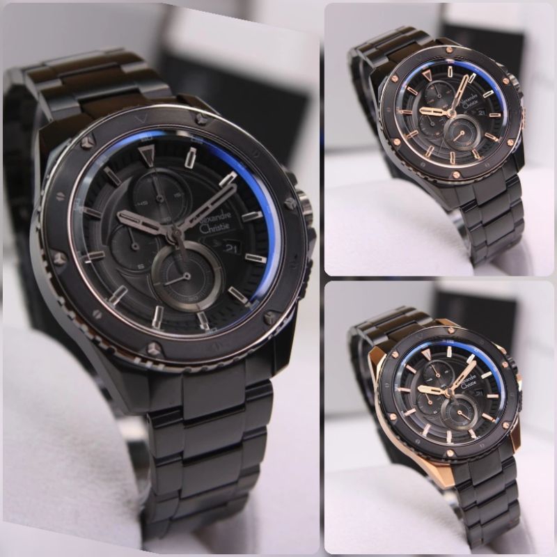ALEXANDRE CHRISTIE 6653 / 6653MC RANTAI PRIA ORIGINAL GARANSI 1TAHUN