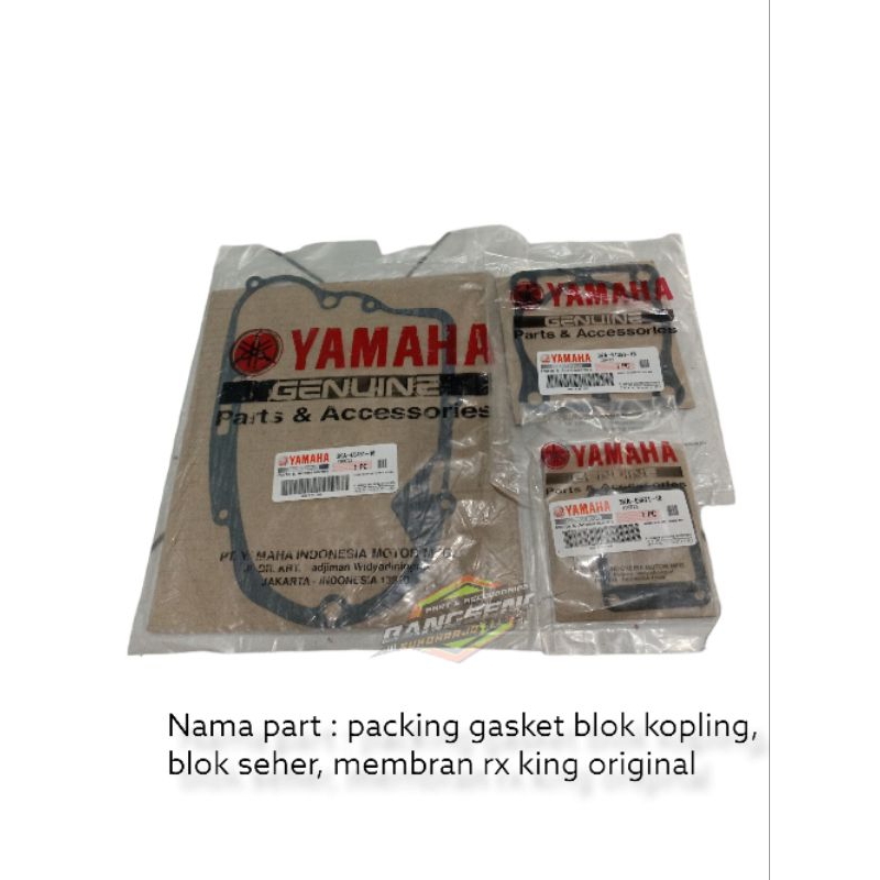 PAKING PACKING SET RX KING MEMBRAN BLOK KOPLING BLOK BORING RX KING ORIGINAL