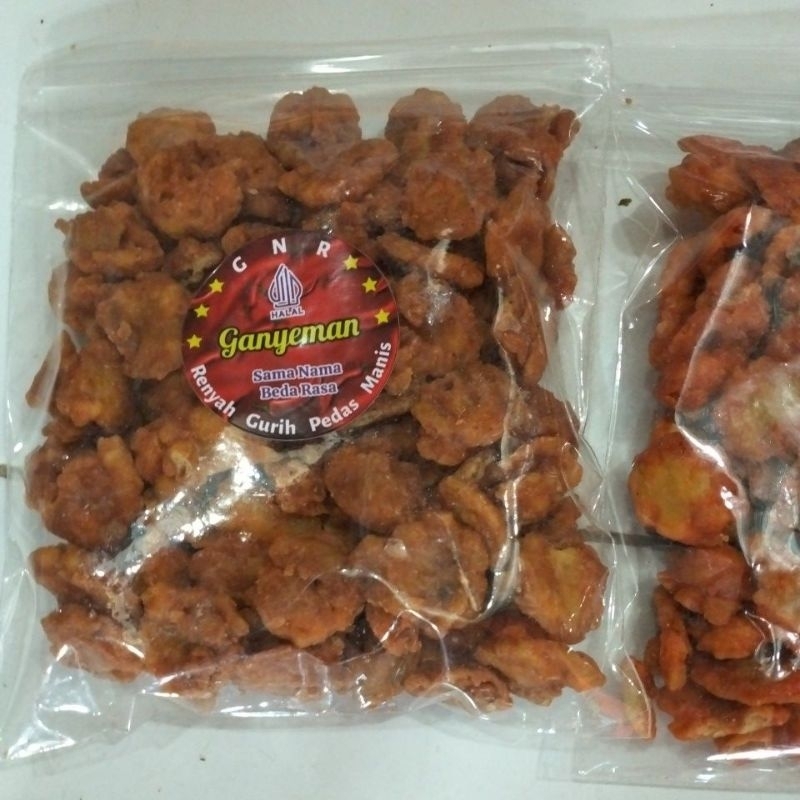 

keripik eping pedas manis 180gr