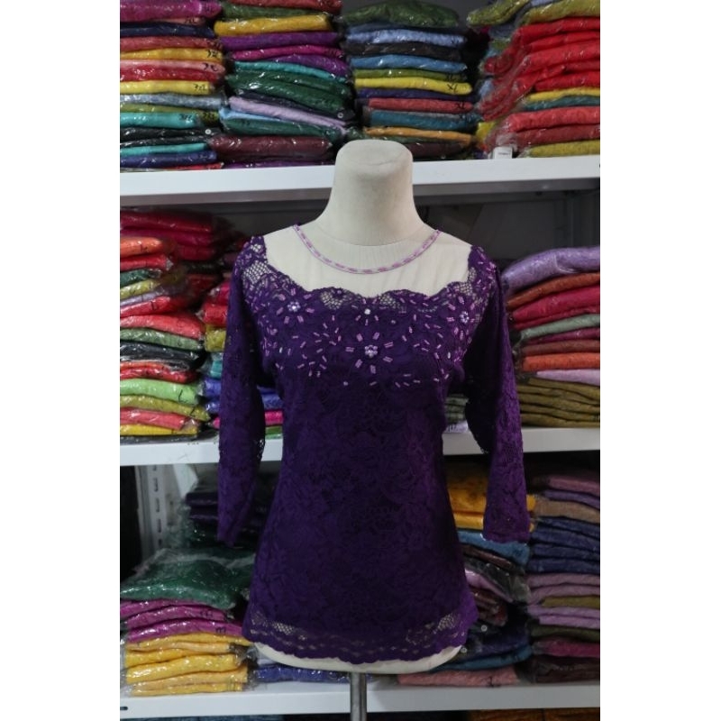 Baju Kebaya Payet Ungu