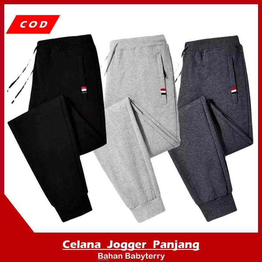 Celana Joger Sweatpants Training Polos Babytrerry Original
