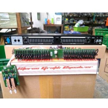 kit equalizer 30 chanel stereo plus box