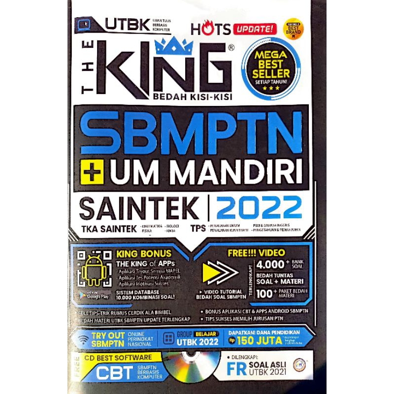 

BUKU KING SBMPTN 2022 murah