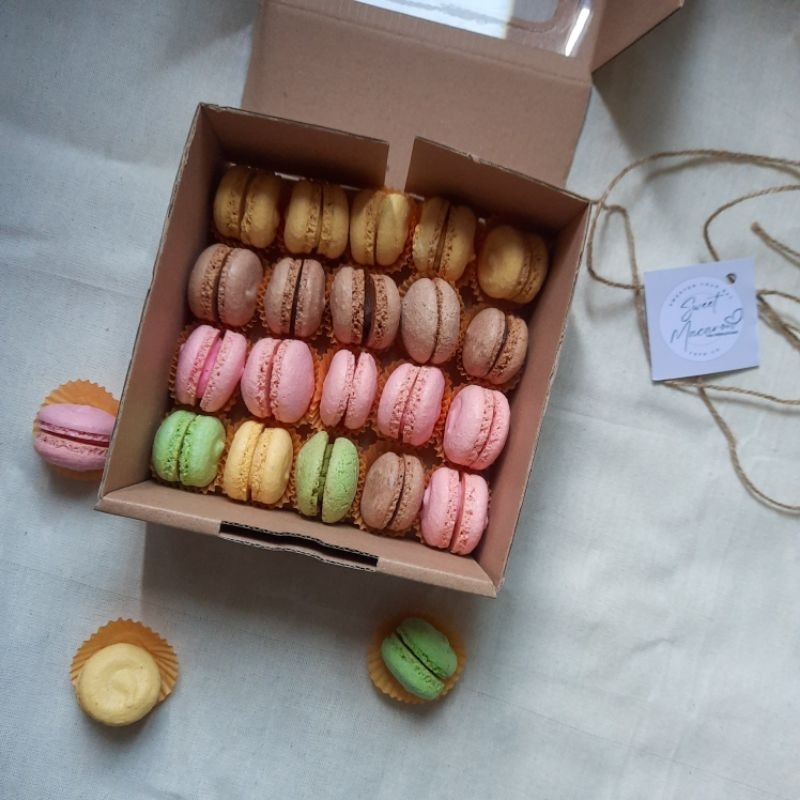 

Spesial macaron kacang tanah untuk hadiah diameter 3 cm