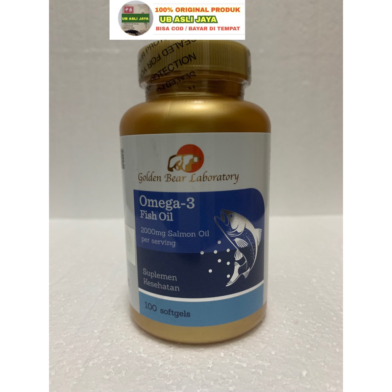 Golden Bear Laboratory Salmon Omega 3 Fish Oil 100 softgels