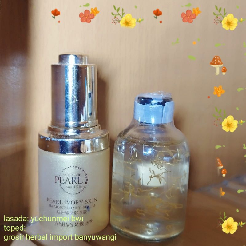 PEARL ANLVS SERUM 30ML DAN TONER COLLAGEN 50ML ORI HCI