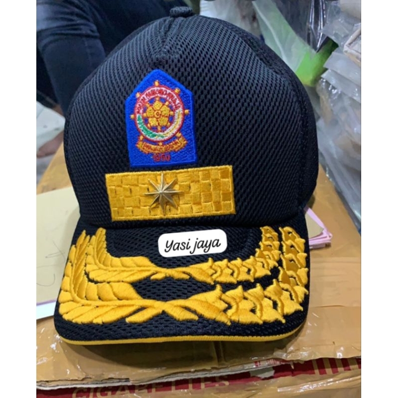 TOPI LAPANGAN SATPOL PP | GOLONGAN 4C | FREE BORDIR NAMA .