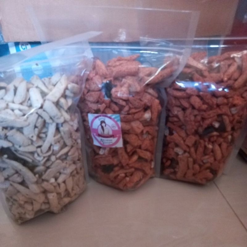 

isi 250gr Aneka Varian Rasa Basreng Pedas/Ori/Pedas Poll