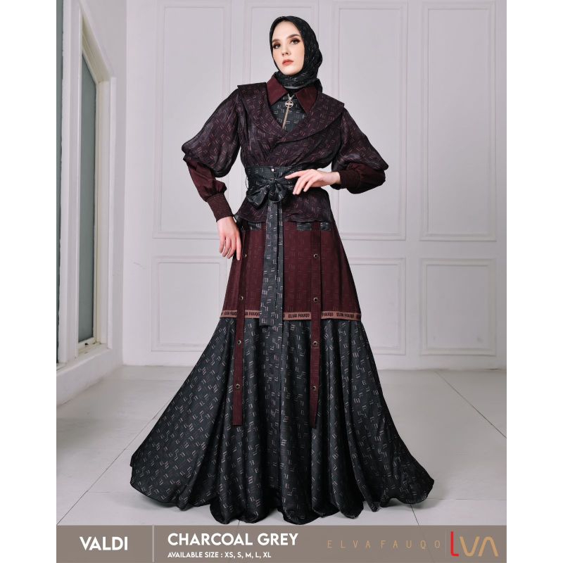 Gamis set scarf valdi by LVA