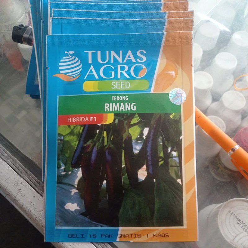 Benih terong ungu rimang Tunas Agro 5 gr