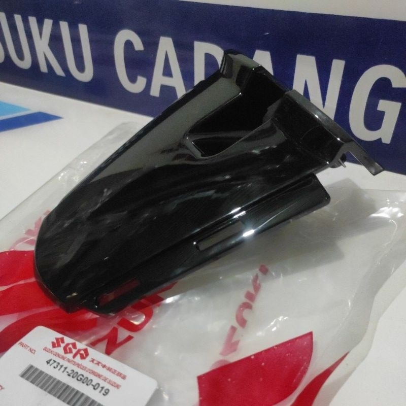 cover frame center sambungan body belakang warna hitam suzuki shogun 125 SP FD ORI SGP 47311-20G00-0