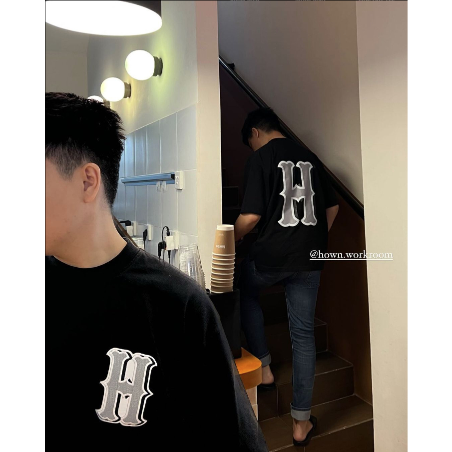 Hown CUSTOM MLB Initial Parody Tshirt PREMIUM / Kaos Oversized Korea