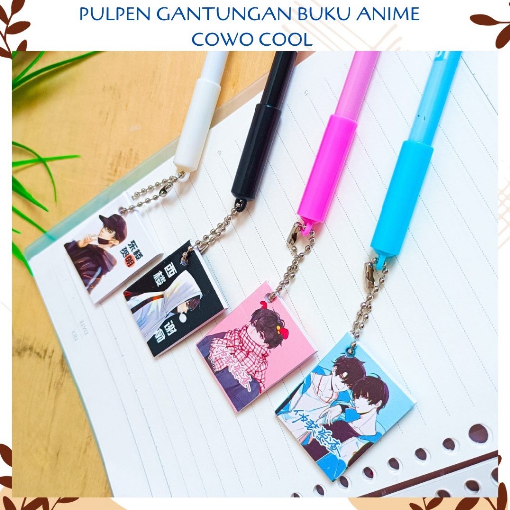 

PULPEN GANTUNGAN BUKU ANIME COWO COOL CUTE PEN PENA BOLPEN BOLPOIN ANAK LUCU ALAT TULIS KANTOR SEKOLAH MURAH TERMURAH COD