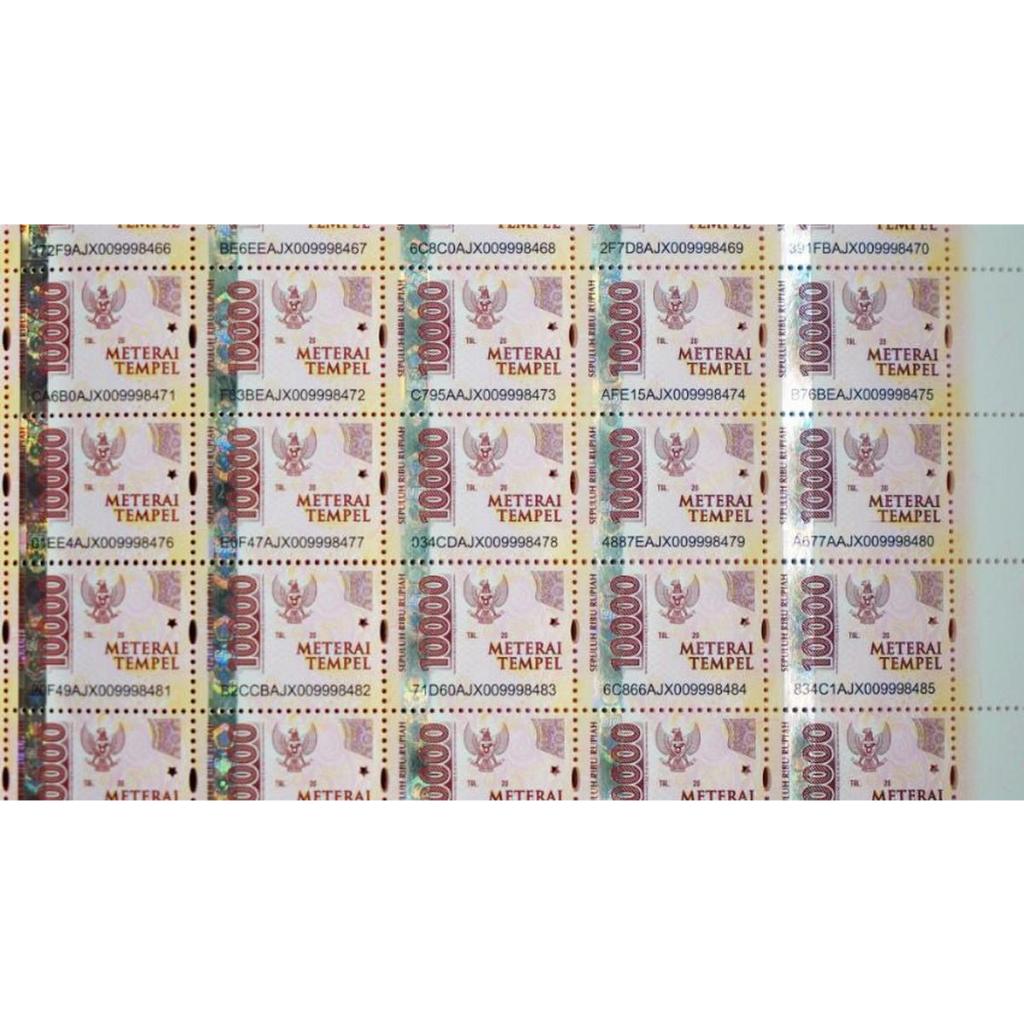 

Materai Indonesia 100% Original