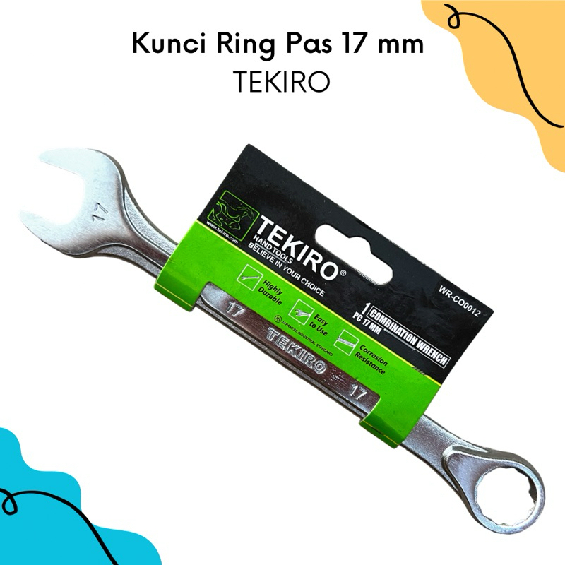 Tekiro Kunci Ring Pas 17mm | Kunci Ring Pas Tekiro 17mm | Kunci Ring Pas 17mm | Kunci Ring Pas Murah