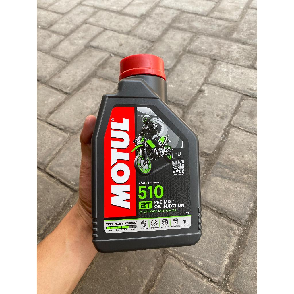 OLI MOTUL 2T 510 OLI SAMPING 2T 1 LITER || OLI SAMPING MOTOR 2T MOTUL 1 LITER