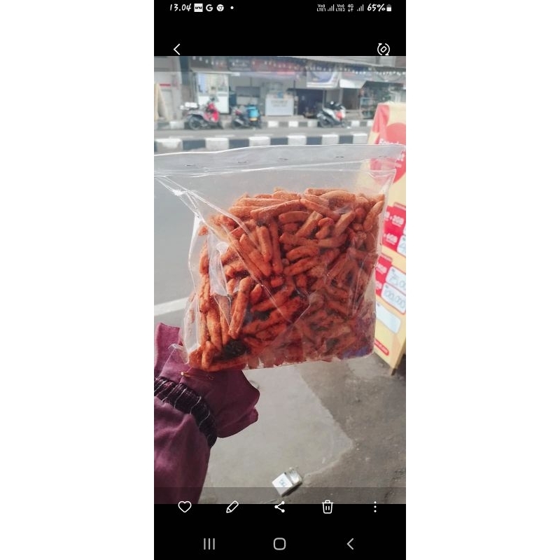 

Basreng Pedas daun jeruk