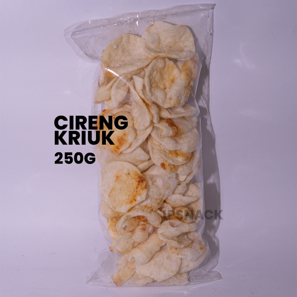 

Keripik Cireng Kering Original 250gr Ipsnack Camilan Makanan Ringan enak dan Gurih