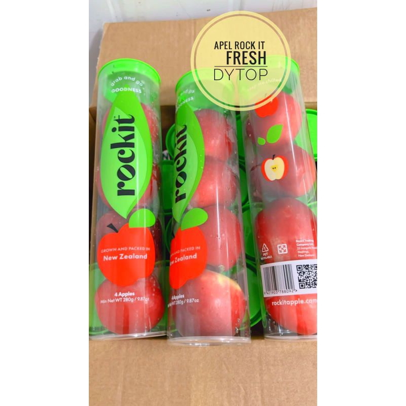 

Buah Apel Mini Rock It New Zealand Fresh Segar - Per Tabung