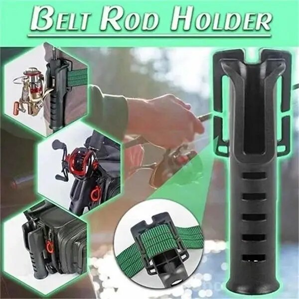 Belt Sabuk Dudukan Joran Mancing Holder / Fishing Tackle Belt / Fishing Rod Holder Belt Joran