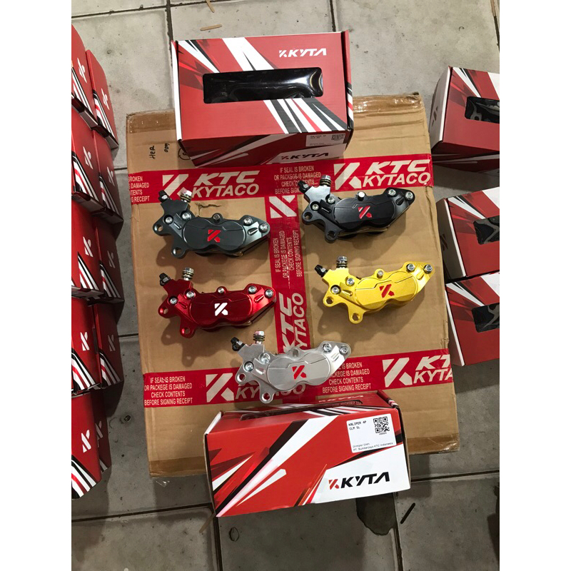 kaliper 4 piston kiri CLM kyta ktc kytaco kaliper kiri 4 piston kyta ktc kytaco CLM kaliper kyta ktc