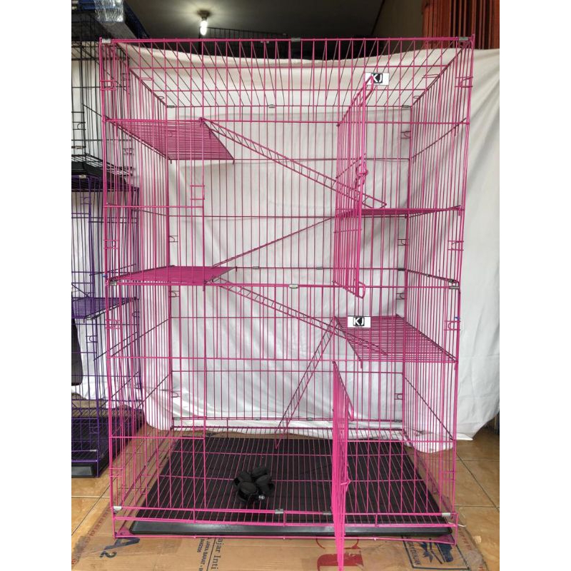KANDANG KUCING TINGKAT 4 SUPER JUMBO