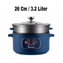 Panci Listrik Steamer Jumbo 3,2 Liter Electric Panci Listrik Serbaguna