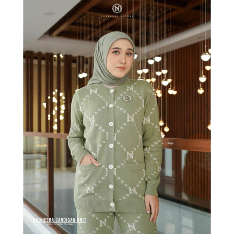 NADHEERA CARDIGAN KNIT ONESET special price by nadheera Luxury