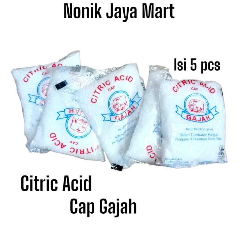 

Citric Acid / Garam Asem Renceng isi 5 pcs