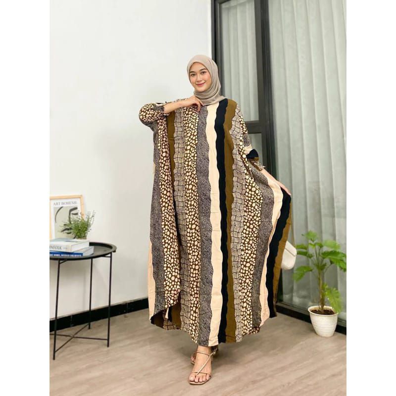 Kaftan Pelangi//Kaftan motif terbaru// kaftan jumbo