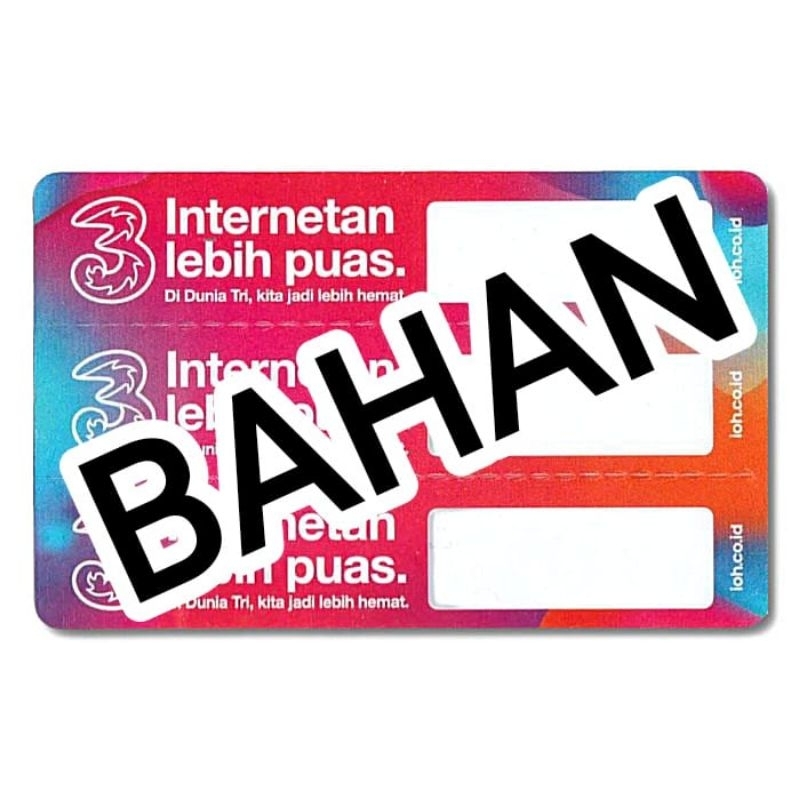 VOUCER TRI KOSONG SIAP INJECT