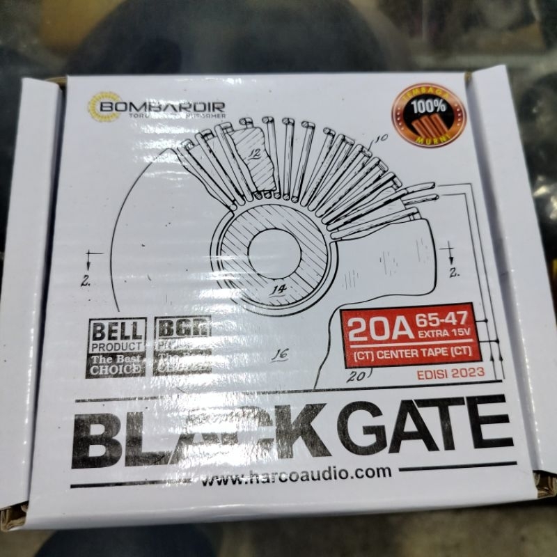 Trafo Donat/Toroid Black Gate 20A 65V