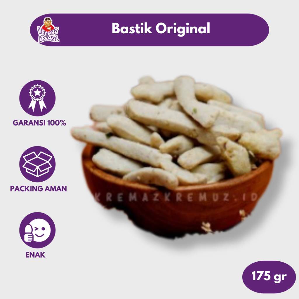 

BASTIK BASO GORENG STIK ORIGINAL ASIN CAMILAN GURIH 350 GR & 175 GR