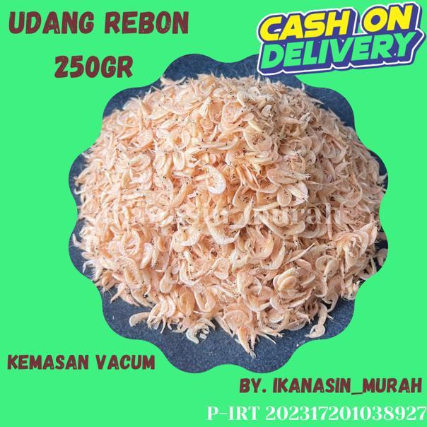 

UDANG REBON ASIN / UDANG REBON TAWAR 250GR / IKAN ASIN MURAH BISA COD