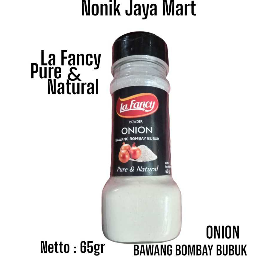 

La Fancy Bawang Bombay bubuk 100% Murni kemasan 65gr