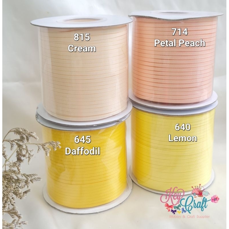 

(5yard)-Pita Grossgrain polos Import size 0,3cm