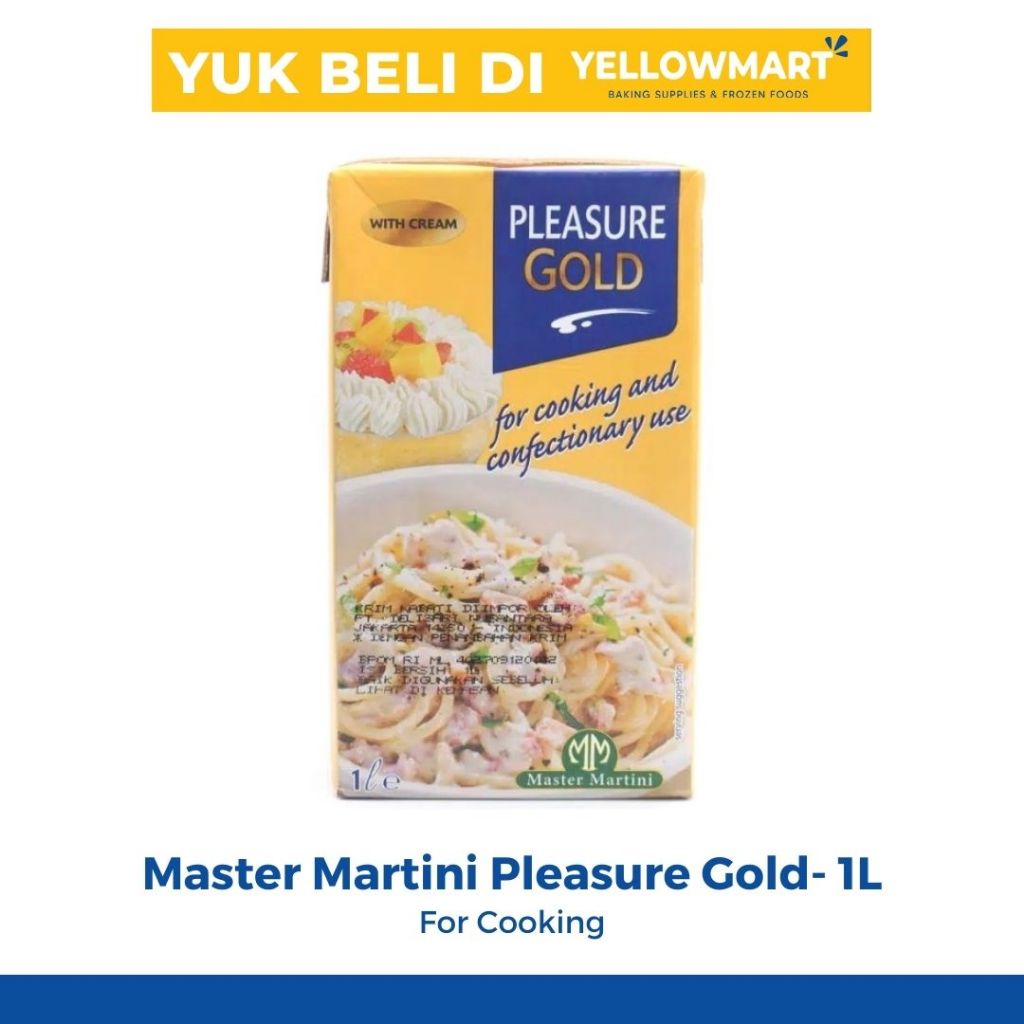 

Master Martini Pleasure Gold 1L - For Cooking Cream Krim Masak