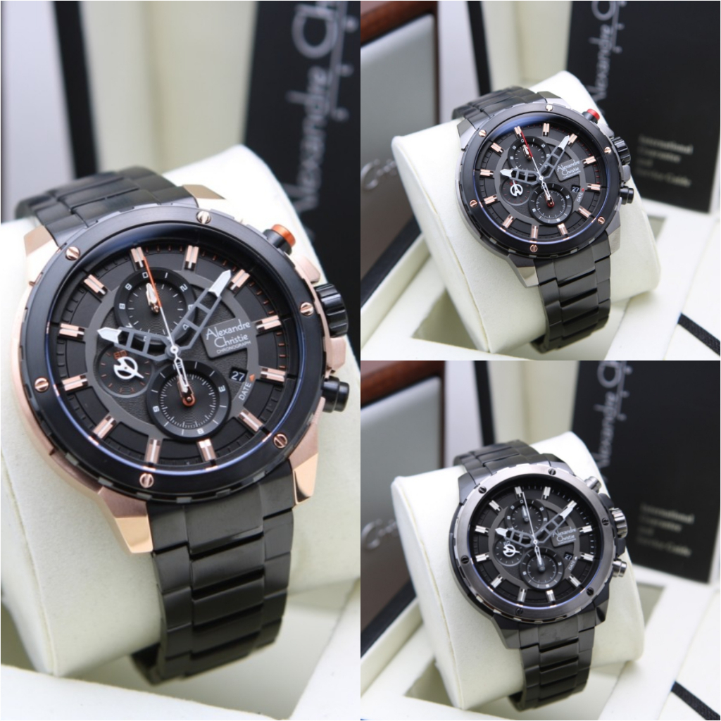 ORIGINAL Jam Tangan Pria Alexandre Christie AC6530 / AC6530 Garansi 1 Tahun