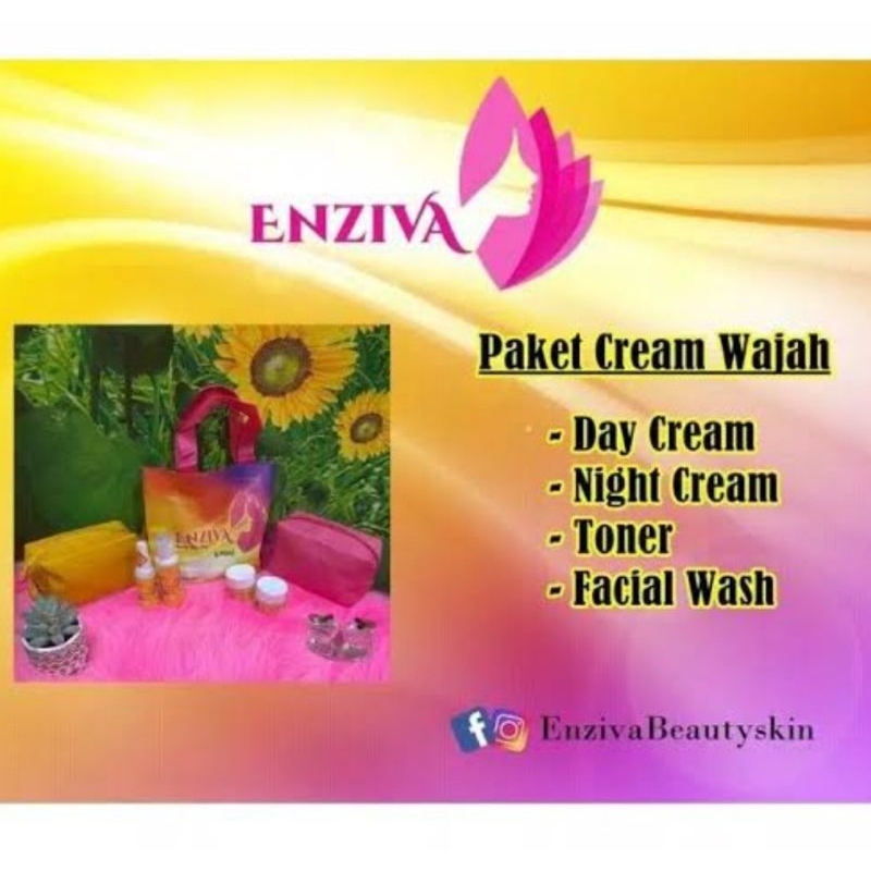 Enziva Beauty Skin Paket Cream Wajah