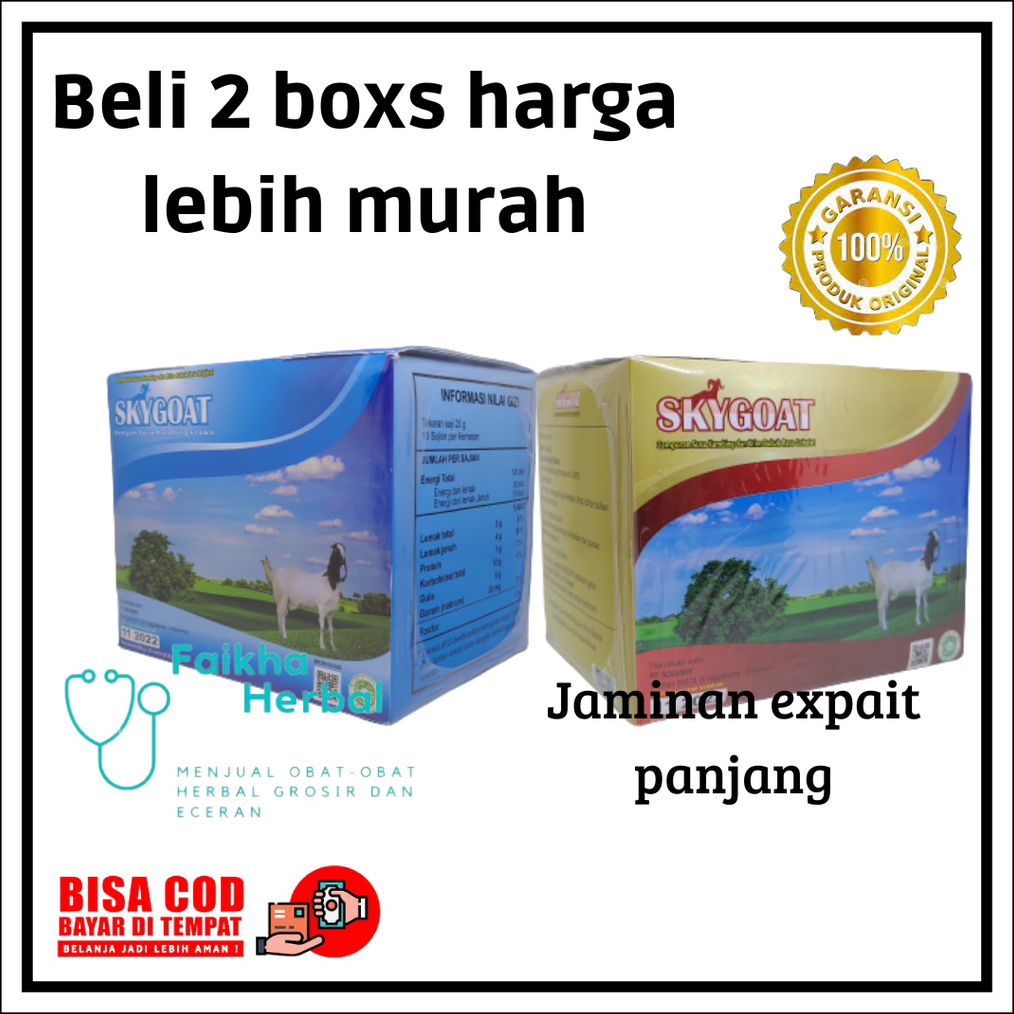 

Skygoat Susu Kambing Full Cream Ettawa / Sky Goat Susu Kambing Coklat Dan Vanilla Originalasdasdasd SWRHBWEHWRH