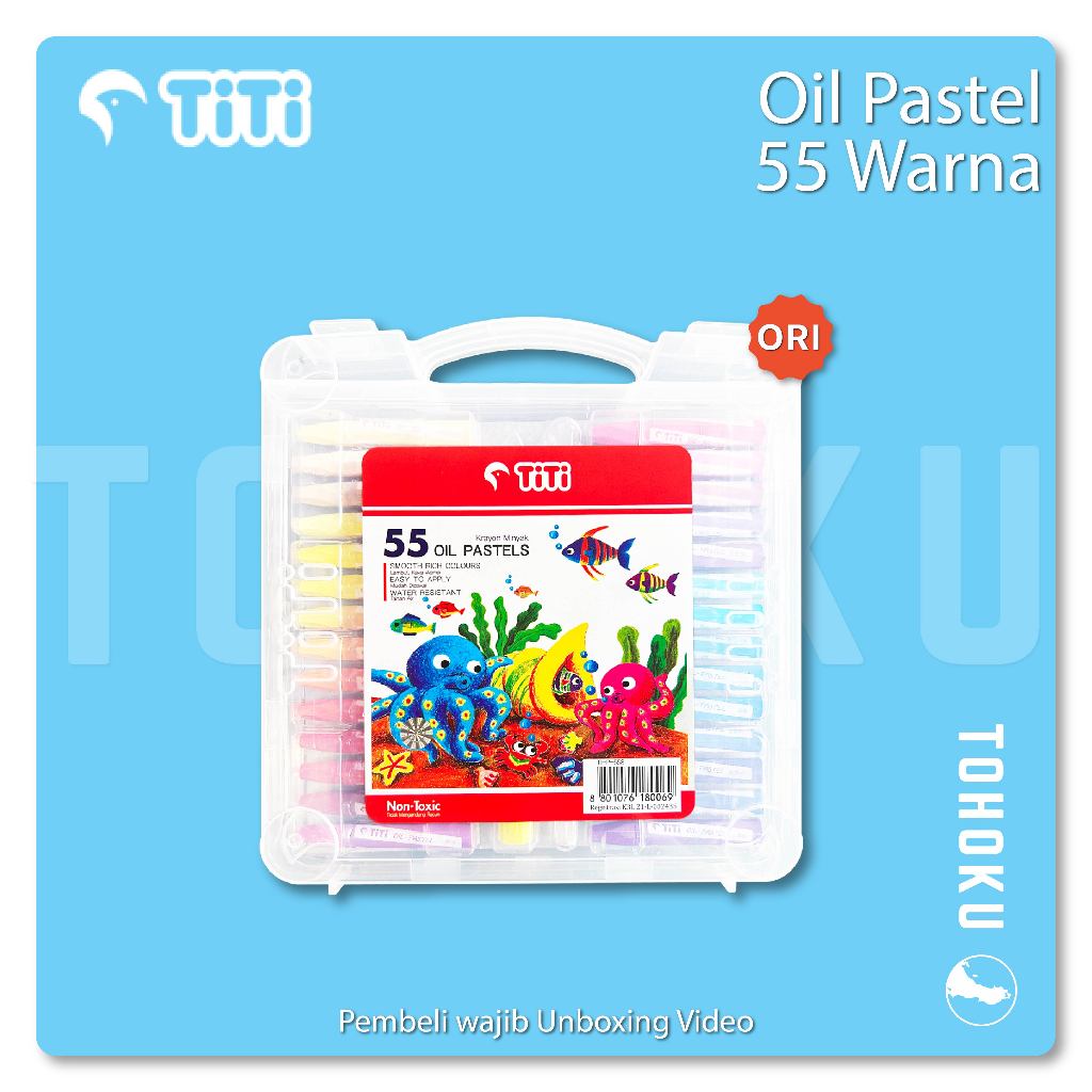 

Titi - Oil Pastel 55 Warna Crayon Titi Ori