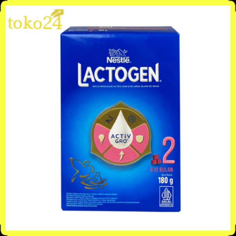 Nestle Lactogen 2 180 gr Susu Bayi 6 - 12 Bulan