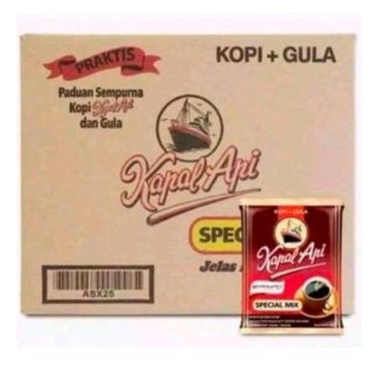 

Kopi Kapal Api Spesial Mix 23 gram renceng & dus