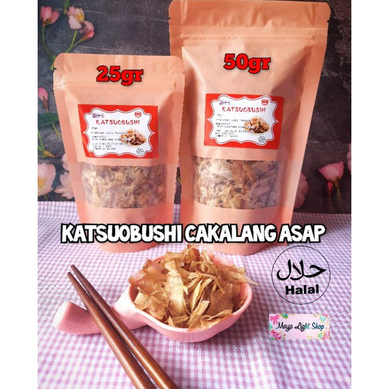 

Dijual Murah Katsuobushi 50gr 25gr cakalang asap taburan takoyaki ikan serut fish flakes okonomiyaki bonito katsuo dashi