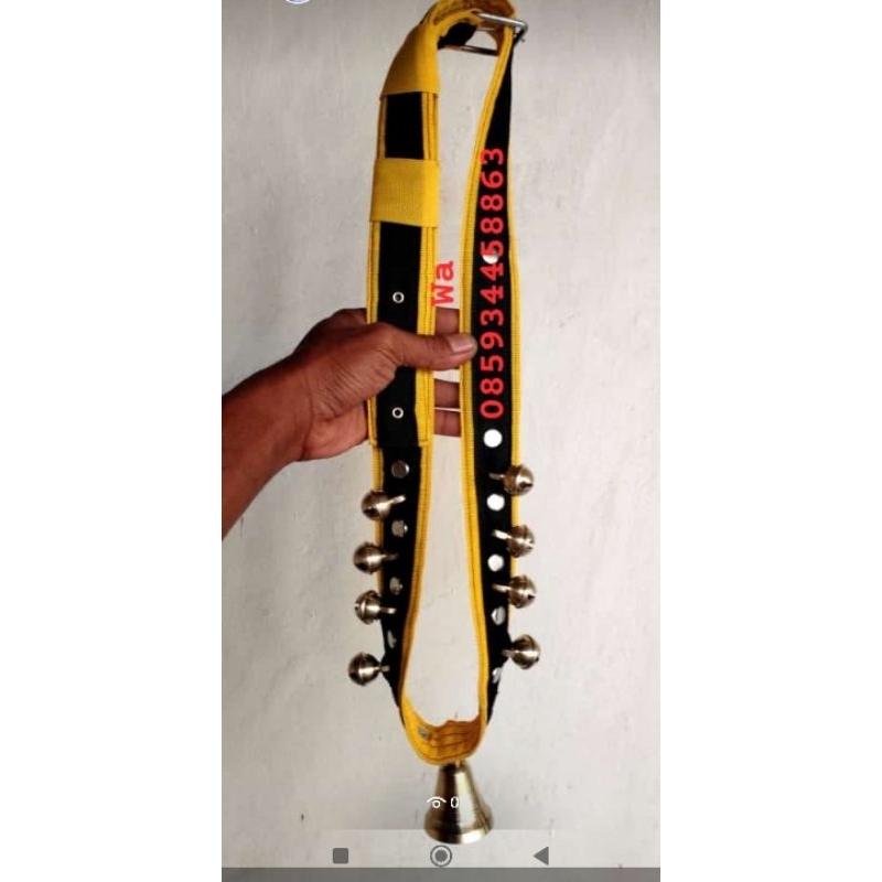 kalung sapi kerbau Ful klinting kuningan