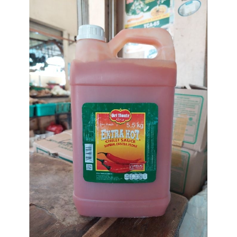 

Delmonte Saus Sambal Delmonte Extra hot 5.5kg